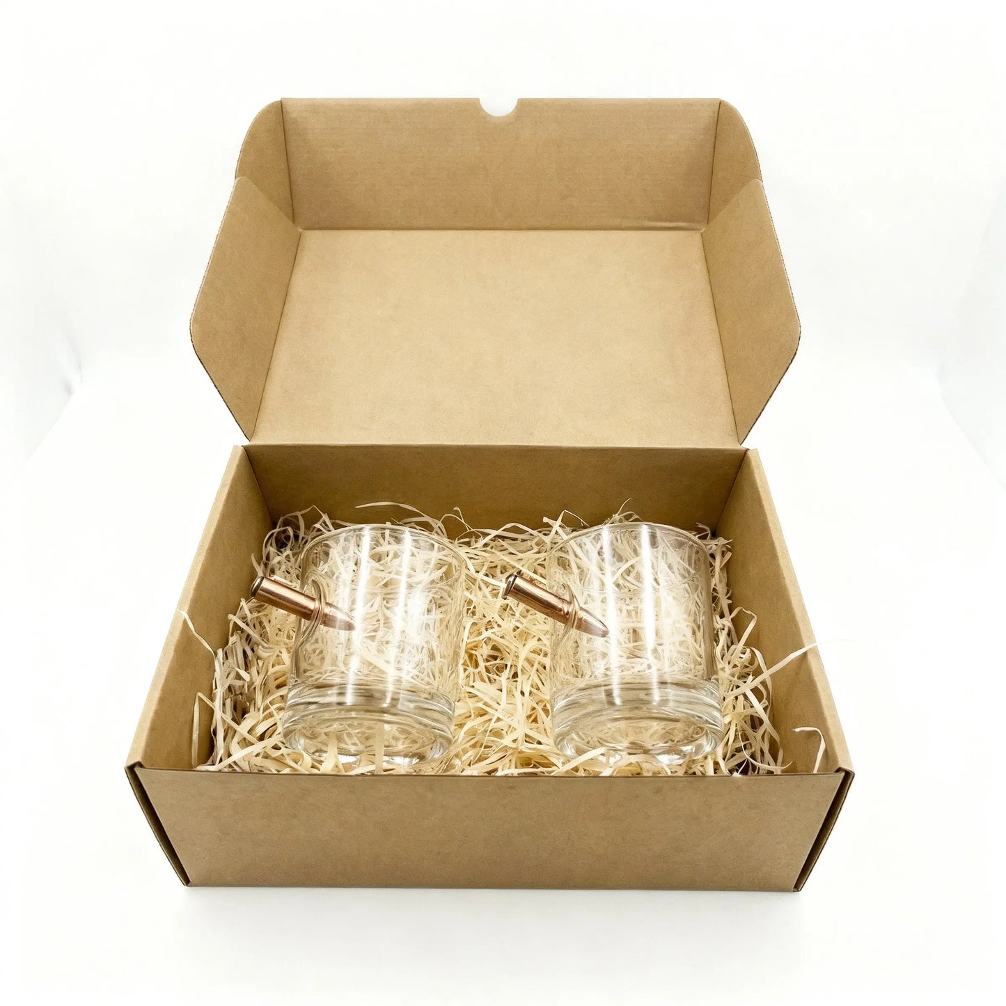 Whisky- & Gin-Glas mit echter Patrone (230ml) MELTGlas