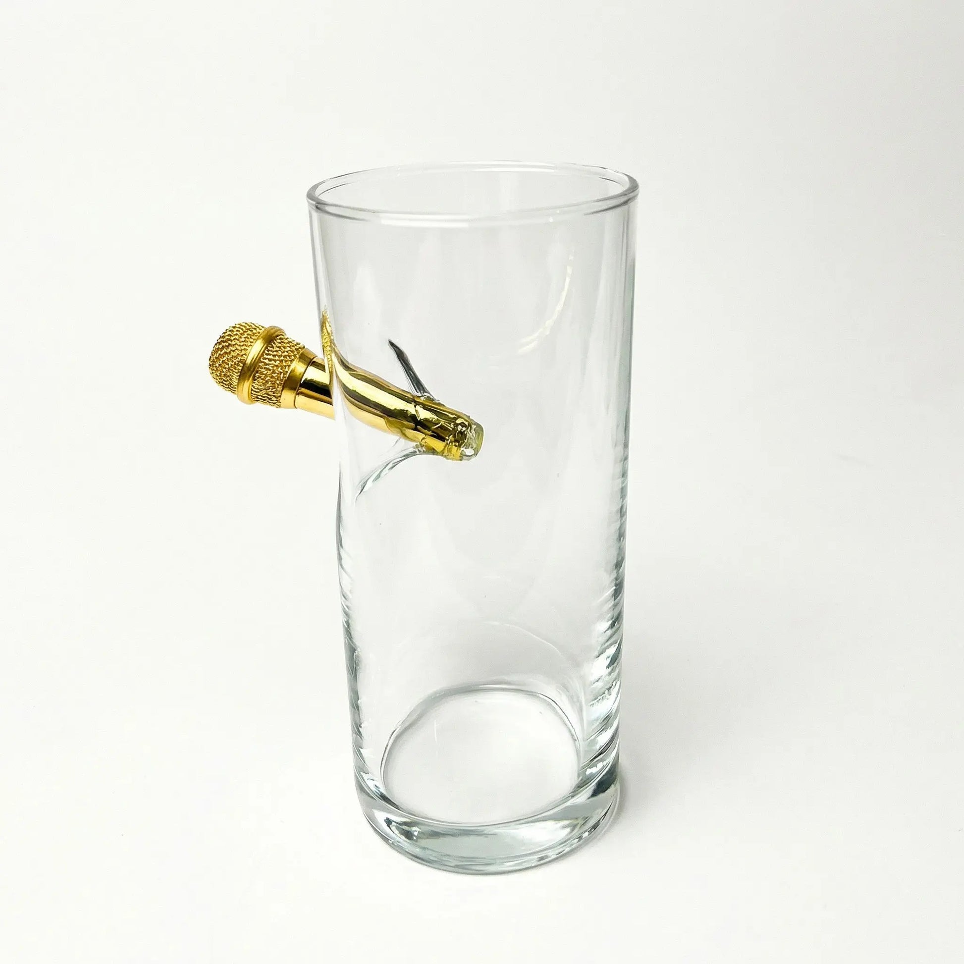 Trinkglas mit eingearbeitetem mini Mikrofon MELTGlas