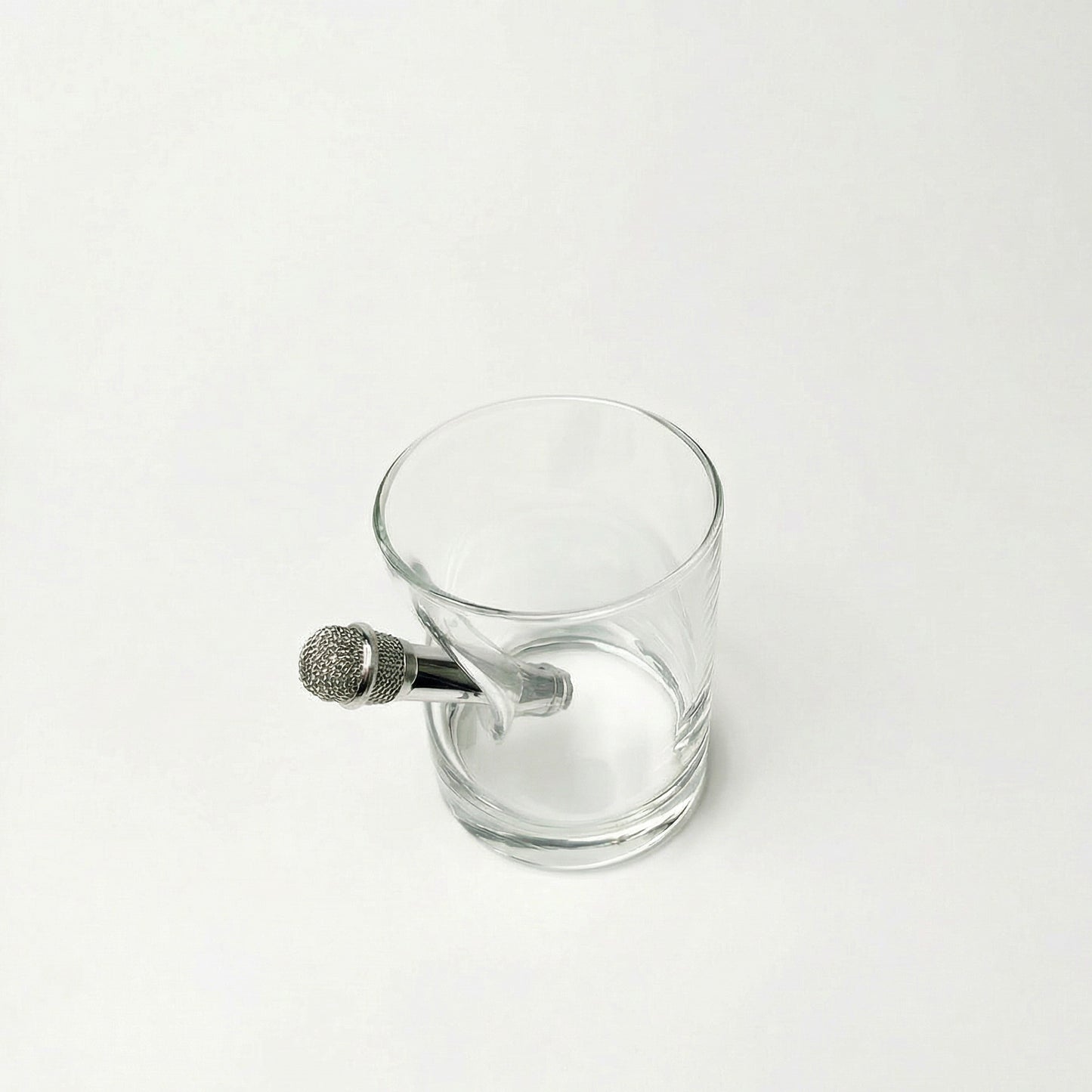 Mikrofon Whiskyglas – handgemachtes Geschenk für Musiker und Sänger – handgemachtes Geschenkglas von MELTGlas